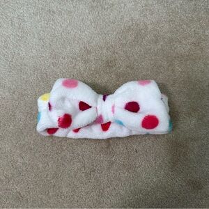 Polka Dot Bow Headband